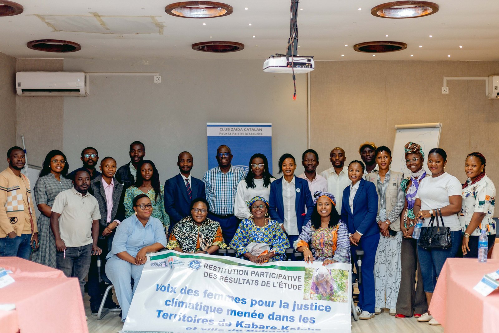 Restitution du rapport « Voix des femmes pour la justice climatique » : les femmes du Sud-Kivu à l’honneur